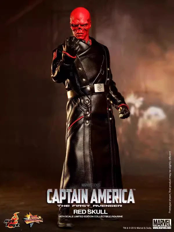 New Hot Toys MMS167 Captain America The Avenger Red Skull Johann Schmidt Hugo - Image 3 of 3