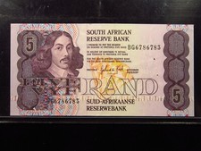 South Africa 5 Rand ND 1978-1994 P119 Suid Afrika World Banknotes Money h6783
