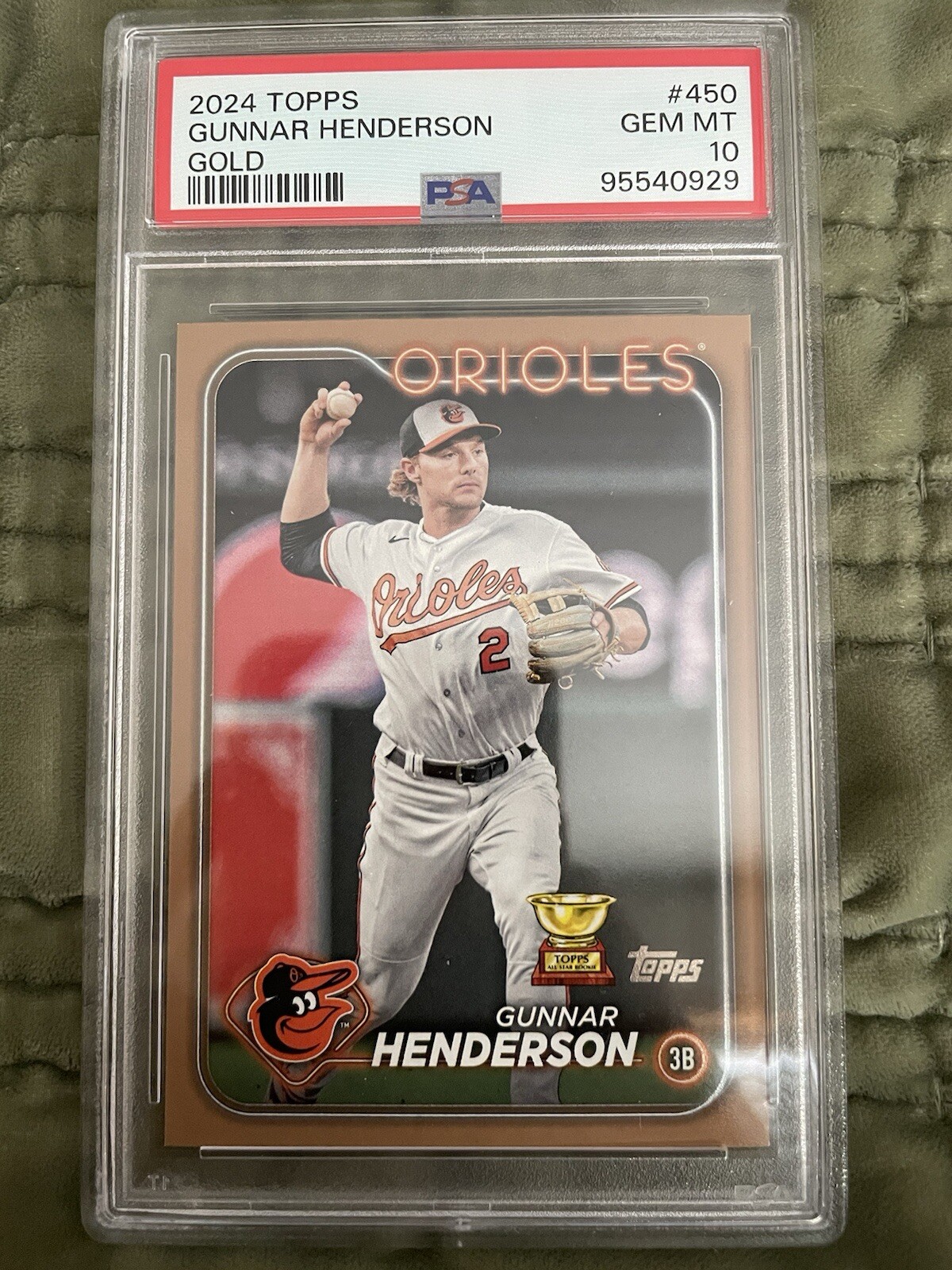 Gunnar Henderson 2024 Topps #450 Gold /2024 Price Guide - Sports 