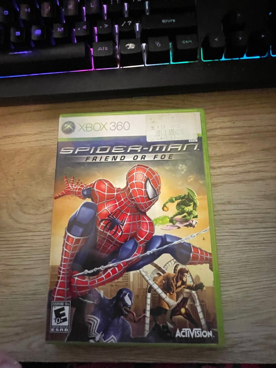 Spider-Man: Friend or Foe (Microsoft Xbox 360) CIB with Spider-Man: Friend or Foe (Microsoft Xbox 360) CIB with
