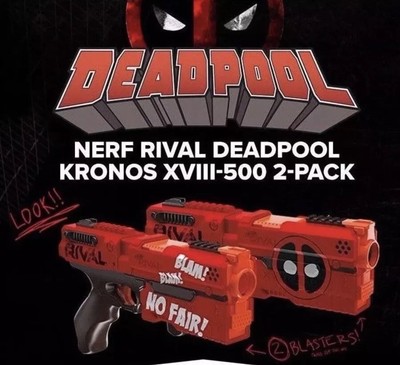 nerf rival kronos 2pk deadpool
