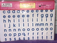 Magnet Literacy Hands On Fun 2014 Made USA Basic Phonics