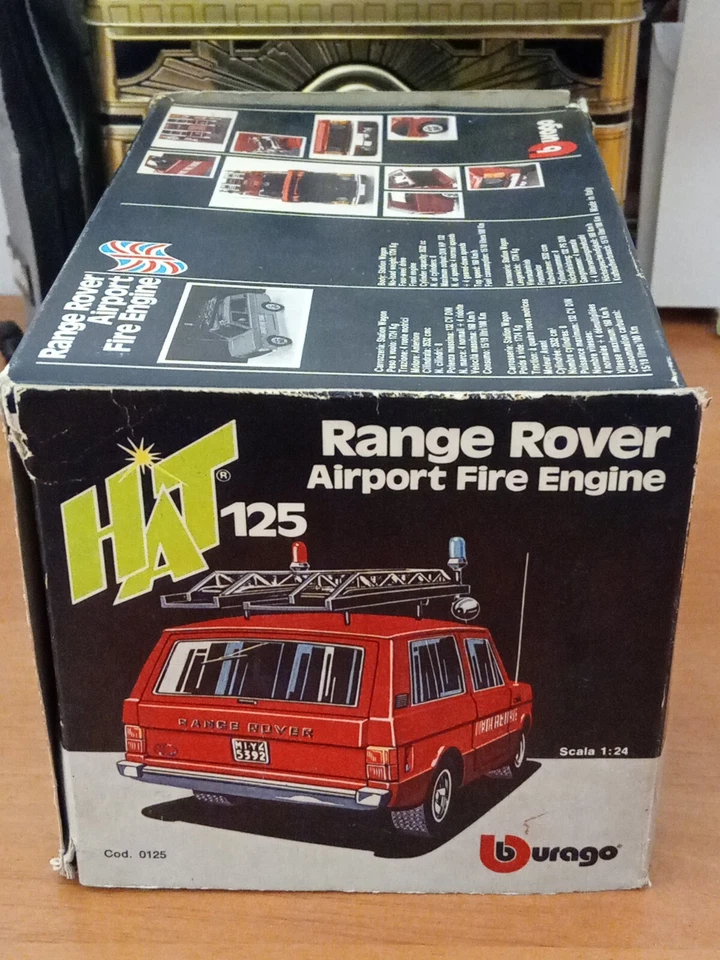 Burago Hat 1:24, Range Rover "Airport Fire Engine". Con Scatola. - Immagine 4 di 4