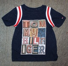 Tommy Hilfiger Toddler Boys Short Sleeve T-Shirt - Size XXS 2-3 - EUC