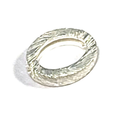 03008 - 8,9x7,2 MM DESIGNER OVAL AUS 925-er SILBER, LÄNGS GEBOHRT