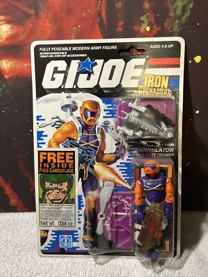 Hasbro GI Joe Action Figure 1988 Iron Grenadiers Annihilator MOC Sealed