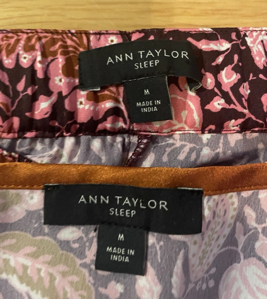 Conjunto de Pijama Ann Taylor Floral Romántico Boho Cottagecore Foto 2 de 4