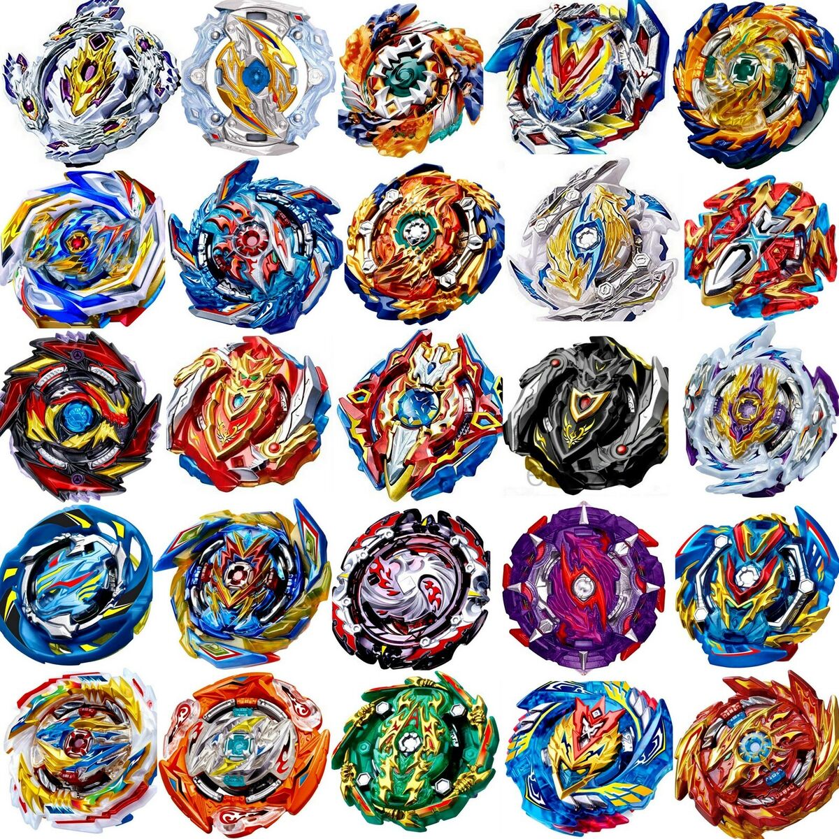 Beyblade Burst Turbo - All Creations and Upgrades of Beyblades 