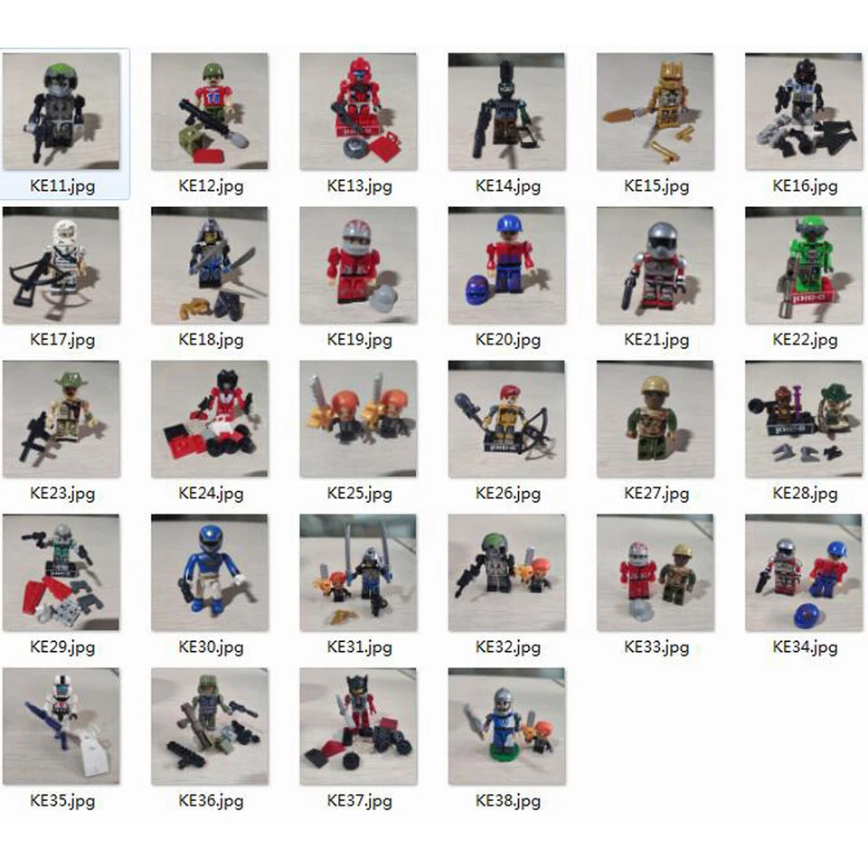 KRE-O Transformers Robot Soldier Knight GI Joe KREON Buliding Toys - Your Choice - Image 2 of 4