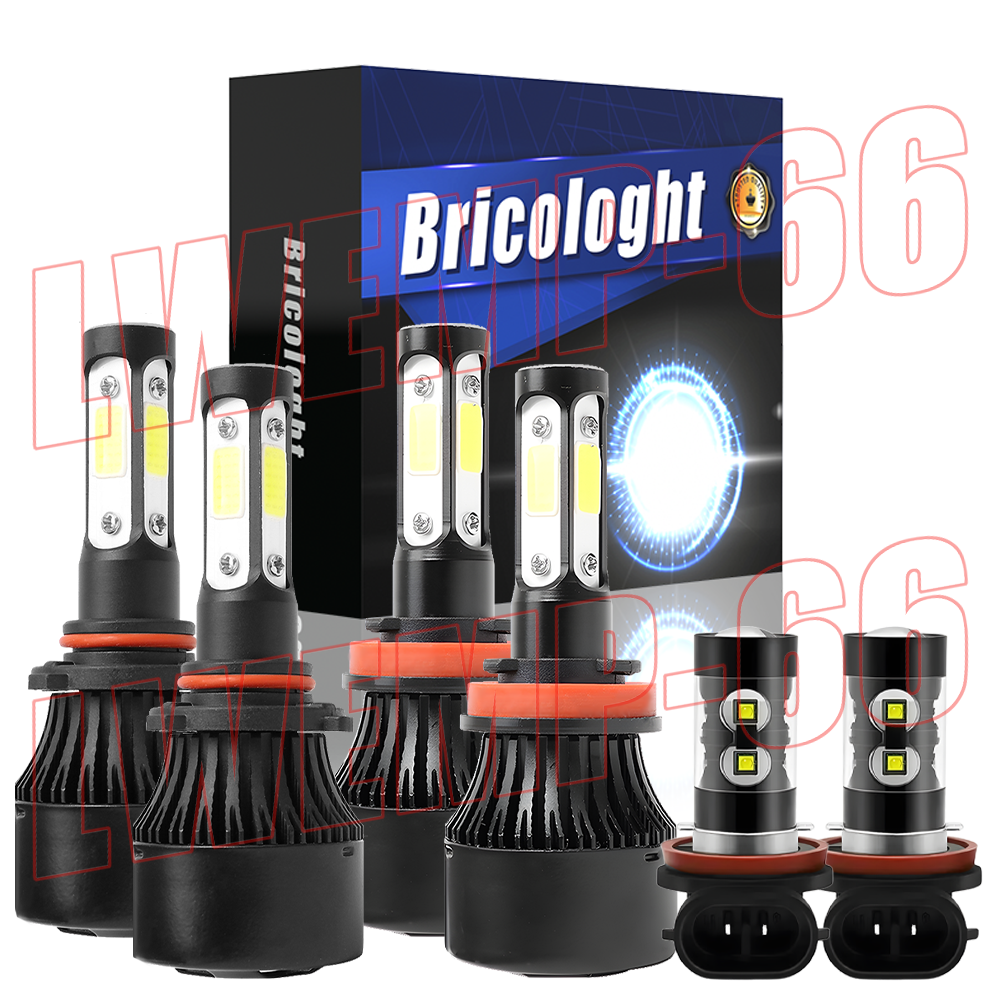 For Toyota Highlander 2014-2019 Super Bright White LED Headlights+
