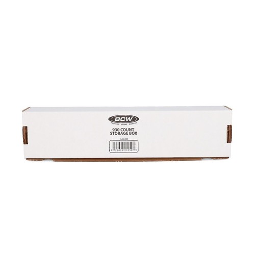 3 cajas de almacenamiento de tarjetas de cartón BCW para deportes y juegos 930 unidades aptas para monedas - Imagen 4 de 5