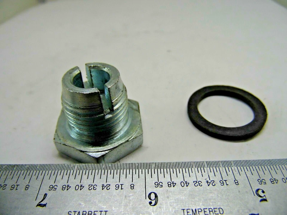 090-017 TAPÓN DE DRENAJE PARA SARTÉN DE ACEITE 11/16"-20 ROSCAS DE GRAN TAMAÑO 37612 Foto 2 de 4