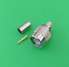  2 SETS TNC 3-PC Male Crimp-On Connector for RG59/U - USA Seller