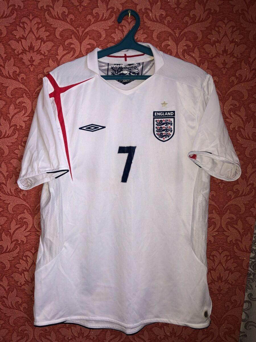 RARE England 2007-2009 football national shirt #7 Beckham RARE England 2007-2009 football national shirt #7 Beckham