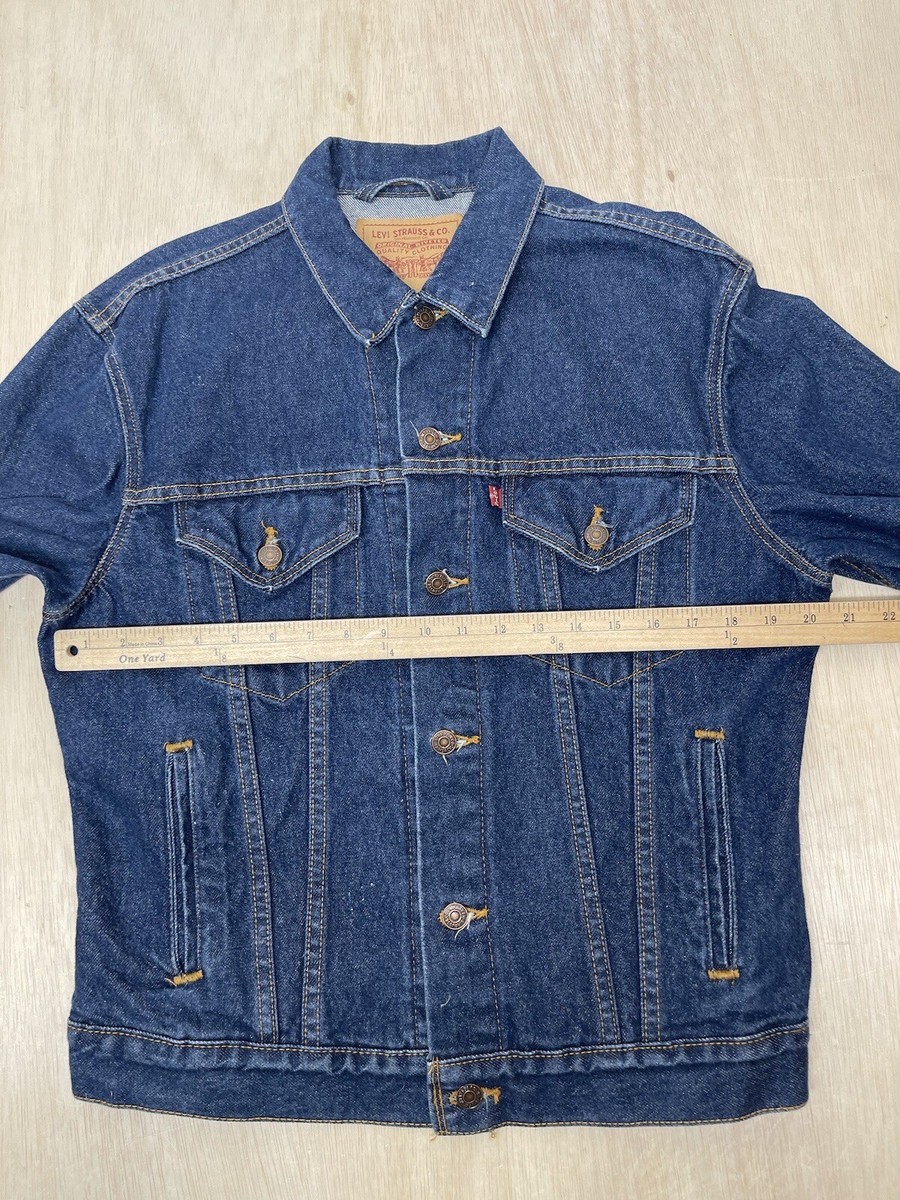 Levi's Vintage 90'S Trucker Jacket Men's Medium 70505-0216 Blue