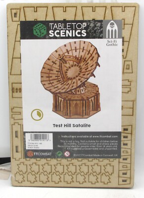 TTCombat TTSCW-SFG-148 Test Hill Satellite (Sci-Fi Gothic) Terrain Kit Reciever