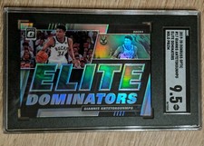 2019 Optic Giannis Antetokounmpo Elite Dominators Holo #17 SGC 9.5 
