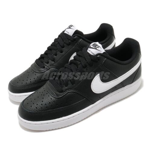 Nike Wmns Court Vision Low Black White Women Casual Lifestyle Shoes CD5434-001 - Picture 1 of 8
