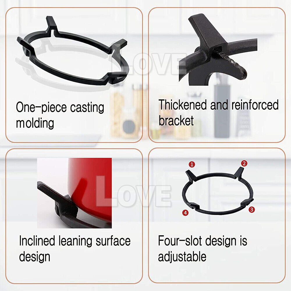 Wok Trivet Universal Gas Stove Cast Iron Wok Trivet Support Ring