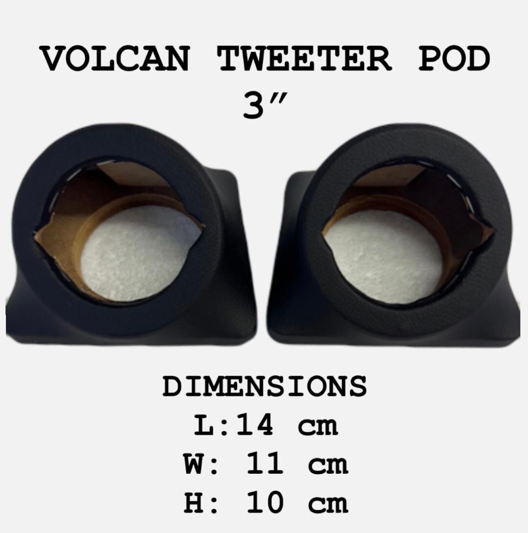 OUT OF STOCK: VOLCAN Universal Enclosure Speaker & Tweeter Pods
