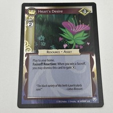 My Little Pony MLP Card CCG Premiere Ultra Rare #209 UR Heart's Desire