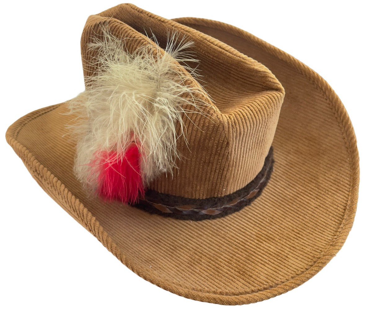 Télécharger Chapeau De Cow-boy Marron Avec Couronne Florale Dessins Animes Sdxnzbbuh