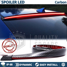 SPOILER LED Per Peugeot 106 Posteriore Adesivo Striscia Led DINAMICA Fibra CARBO