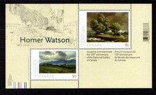 CANADA SOUVENIR SHEET - SCOTT 2110 - VFNH - ART CANADA - HOMER WATSON - 2005