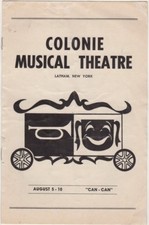 Can-Can Program From  the Colonie Musical Theatre it's First Season 1958