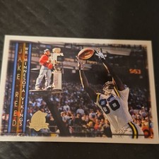 Topps 1996 Topps - Jake Reed #318 Rookie Minnesota Vikings Football Card. rookie card picture