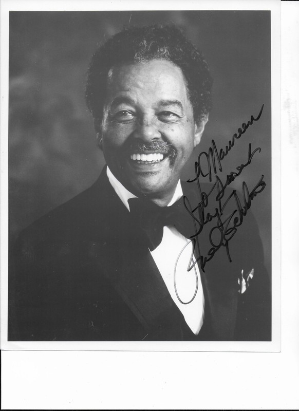BILLY ECKSTINE SIGNED 8x10 PHOTO