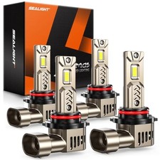 9005/HB3 9006/HB4 LED Bulbs Combo, 12X Super Bright 120000LM Driving 9005 9006
