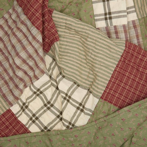 Bauernhaus Queen Quilt rot Patchwork Prärie Winde Schlafzimmer Dekor VHC Marken - Bild 5 von 6