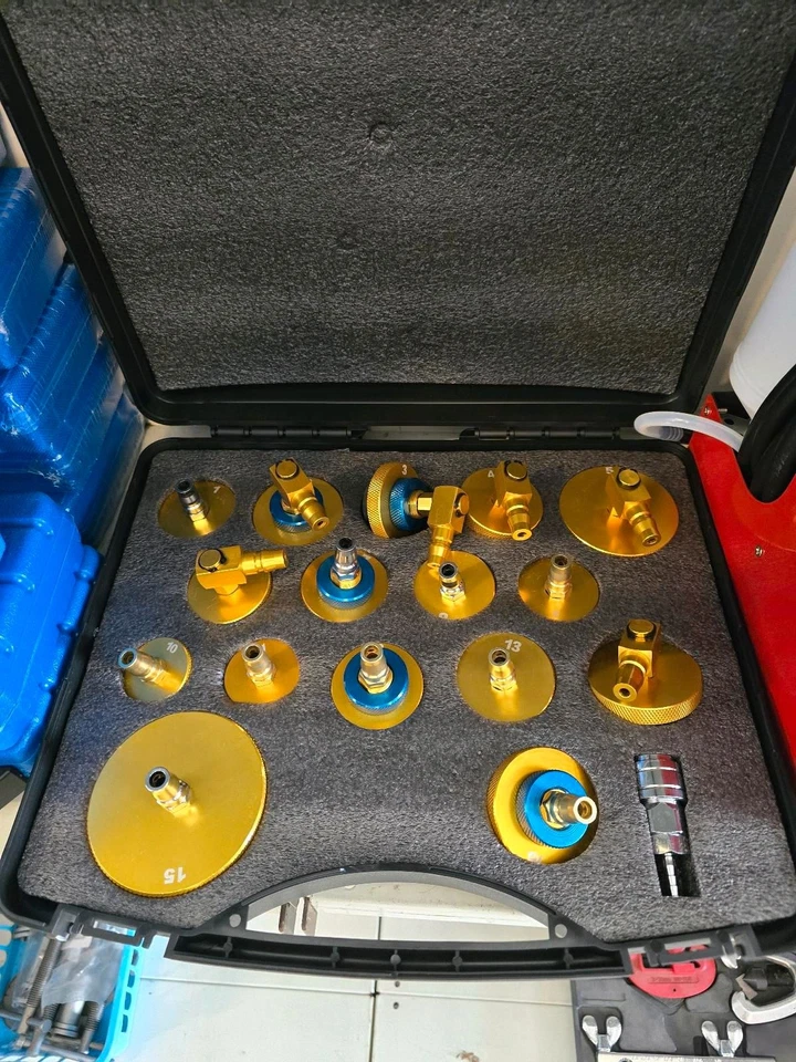 Ventilador de freno eléctrico y dispositivo de ventilación de embrague con juego de adaptadores - Imagen 3 de 4