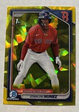 Starlyn Nunez 2024 Bowman Sapphire Yellow Refractor/75  RC #BCP-207
