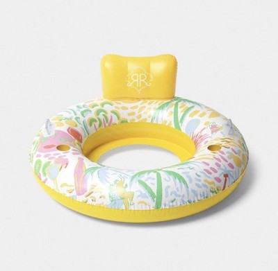 Vacation Round Pool Float Yellow/Green - Roller Rabbit x Target