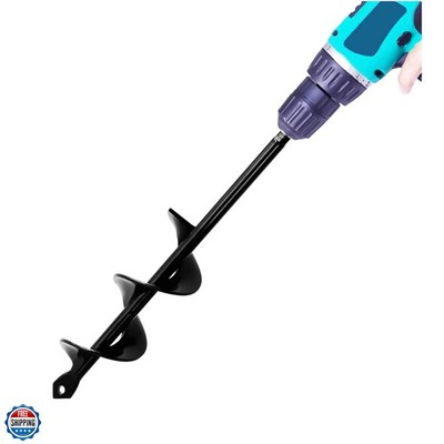 Garden Auger Drill Bit for Planting   1.6x9 Inch Garden Auger,Rapid Planter B...