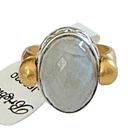 Brighton Sol E Luna GOLDEN MOON Two-Tone Ring J63030  Size 9   MSRP $84 NWT