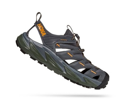 Hoka Hopara Men's Size 8 Walking Sandals Shoes Castlerock Gray