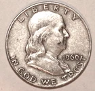 1960-D FRANKLIN HALF DOLLAR - Very Fine - #3523EB