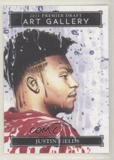2021 Sage Premier Draft Art Gallery Justin Fields #AG-8 0ps8