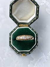18ct Gold And Diamond 5 Stone Ring Full Hallmarks Size L 