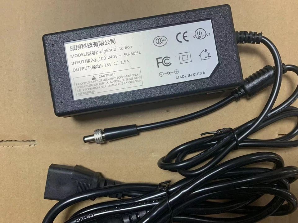 For Mackie Bigknob Studio Controller Universal AC Adapter Charger