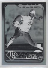 2024 Topps Chrome Negative Refractor Jacob Lopez #225 0h4v
