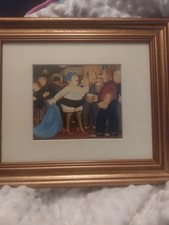 Beryl Cook Framed Print “Strippergram”