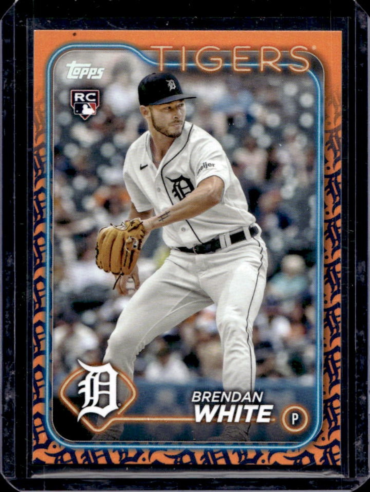 2024 Topps Brendan White RC Team Color Border Variation Rookie #8 Tigers