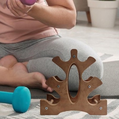 Dumbbell Rack Gewichthalter vertikales Hantel -Organizer 3 Schichten