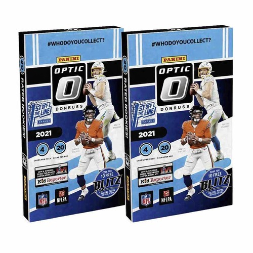 *FOTL* TWO 2021 Panini Optic Football Hobby 20 AUTO/MEMO HITS + PSA Mystery Box