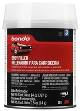 Bondo 261 Auto Body Filler with Cream Hardener 14 oz. Pack of 12  Pack of 12 