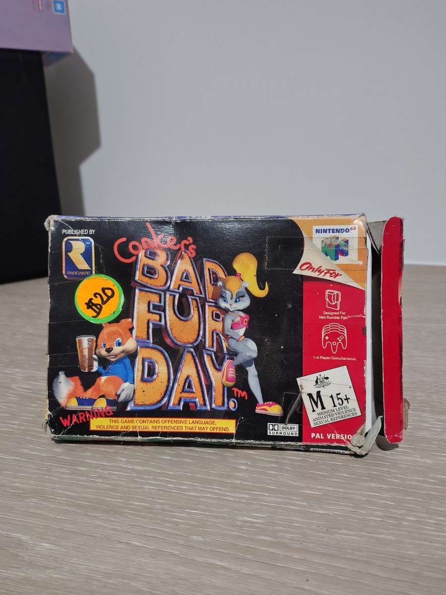 Conker's Bad Fur Day (Nintendo 64, 2001) for sale online | eBay